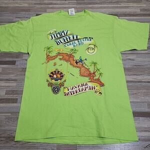 Rare VTG Jimmy Buffett Coral Reefer Band Havana Daydreamin’ 1997 T Shirt 90s XL